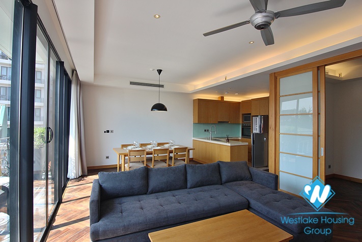 A Spacious High Quality apartment with 03 bedrooms for rent in To Ngoc Van St, Tay Ho, Hanoi.